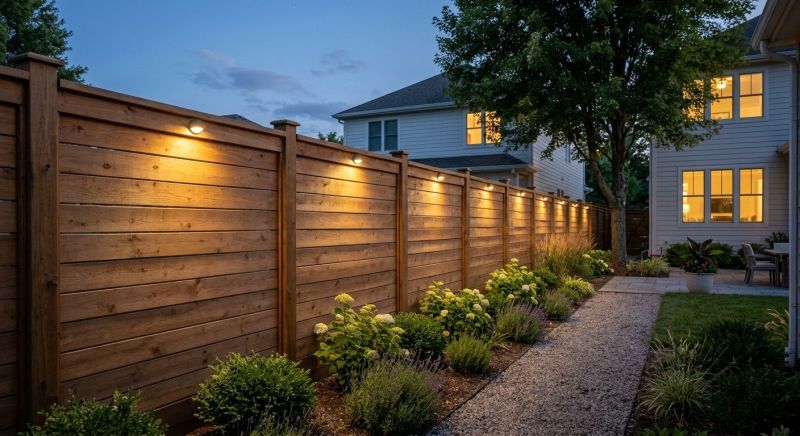 Fence Lighting Installation in Provo, UT