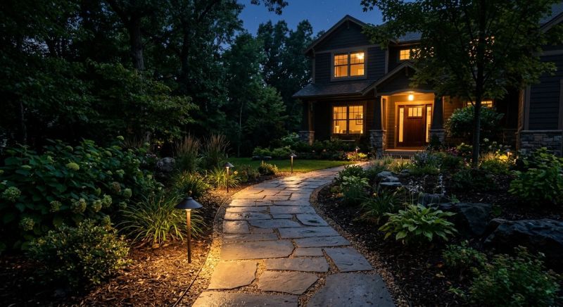Walkway Lighting Installation in Provo, UT