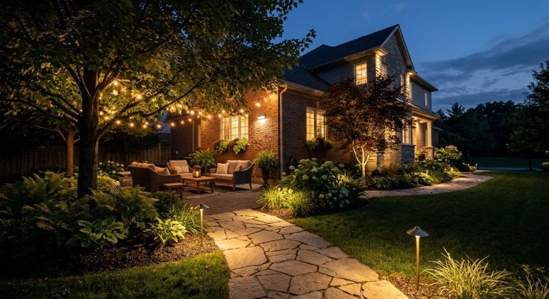 Landscape Lighting Installation in Overland Park, KS