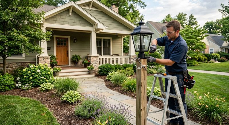 Patio Lights Installation in Overland Park, KS