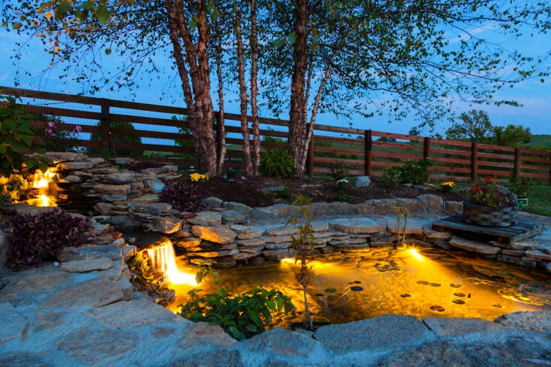 Pond Lighting Installation in Heber City, UT