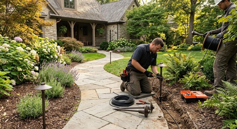 Sidewalk Lighting Installation in Denver County, CO